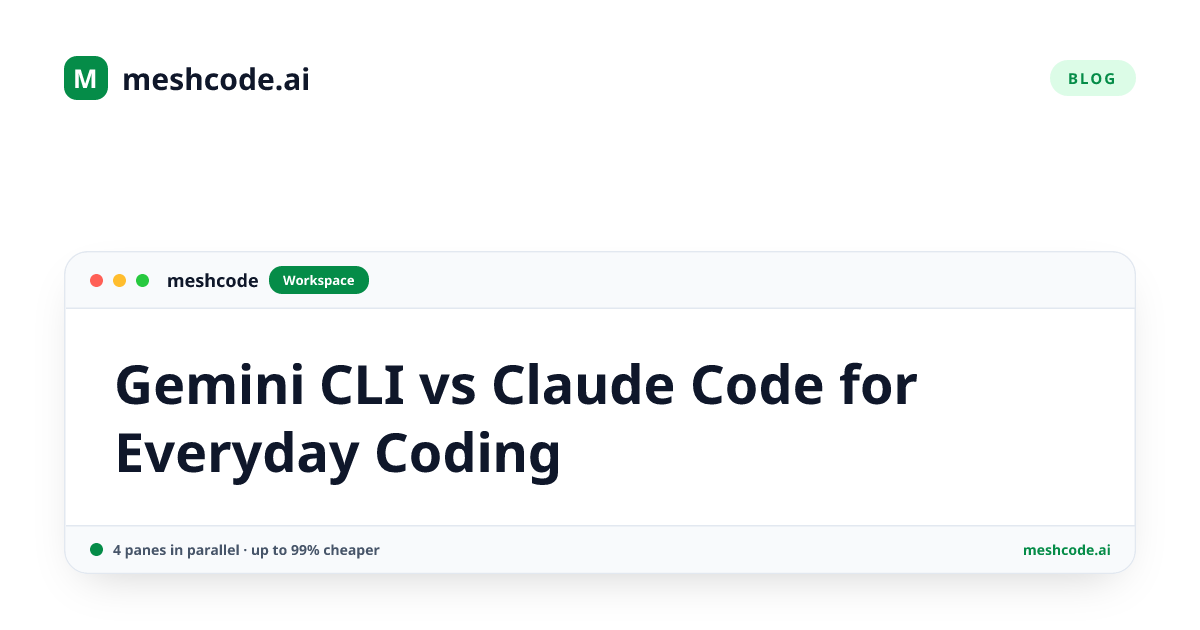 Gemini CLI vs Claude Code for Everyday Coding