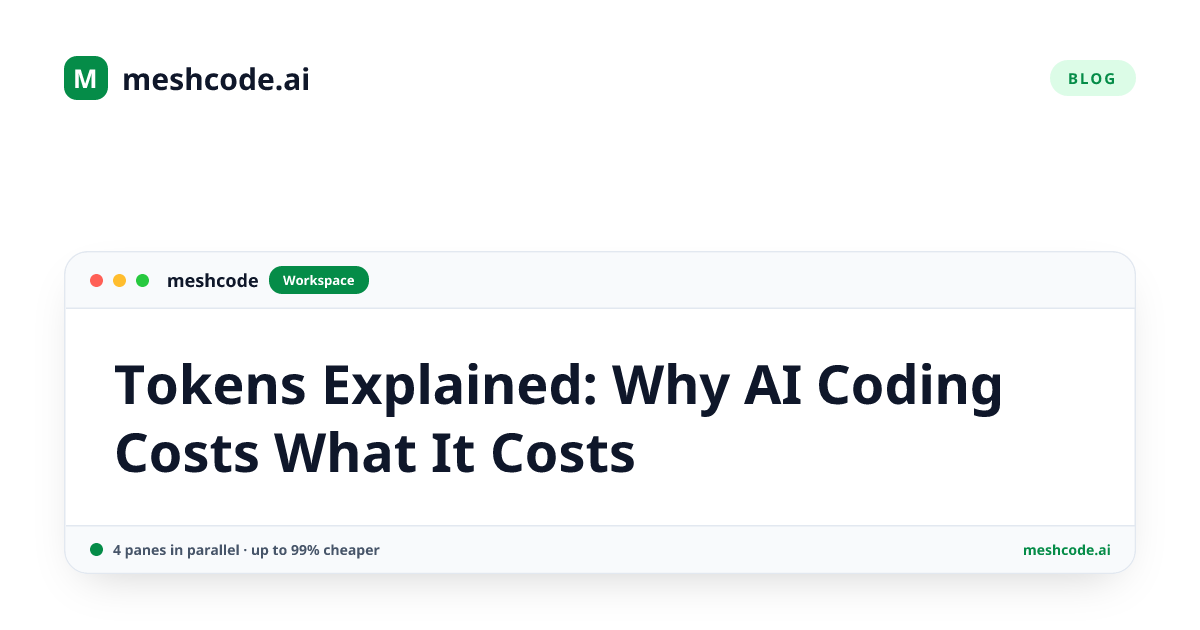 Tokens Explained: Why AI Coding Costs What It Costs