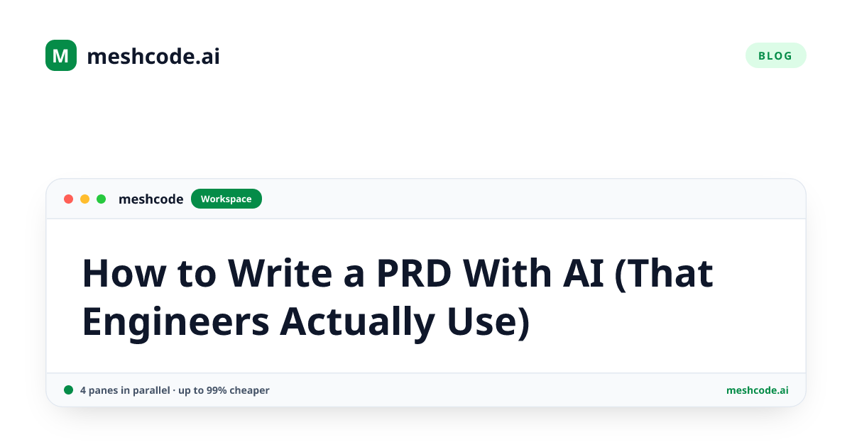 How to Write a PRD With AI (That Engineers Actually Use)