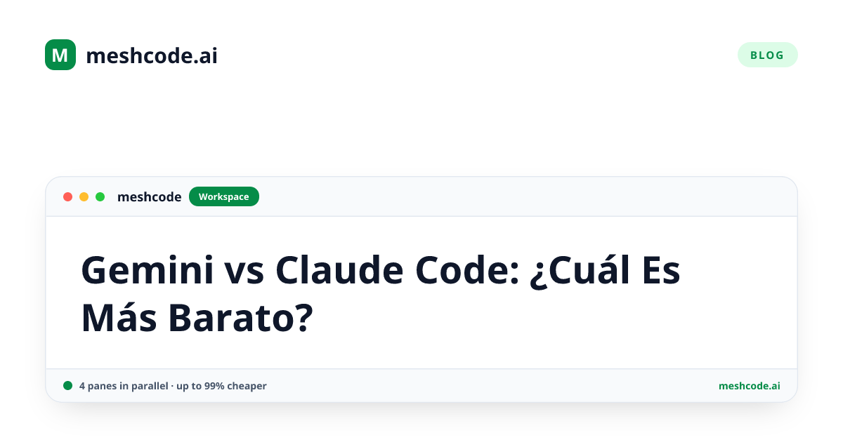 Gemini vs Claude Code: ¿Cuál Es Más Barato?