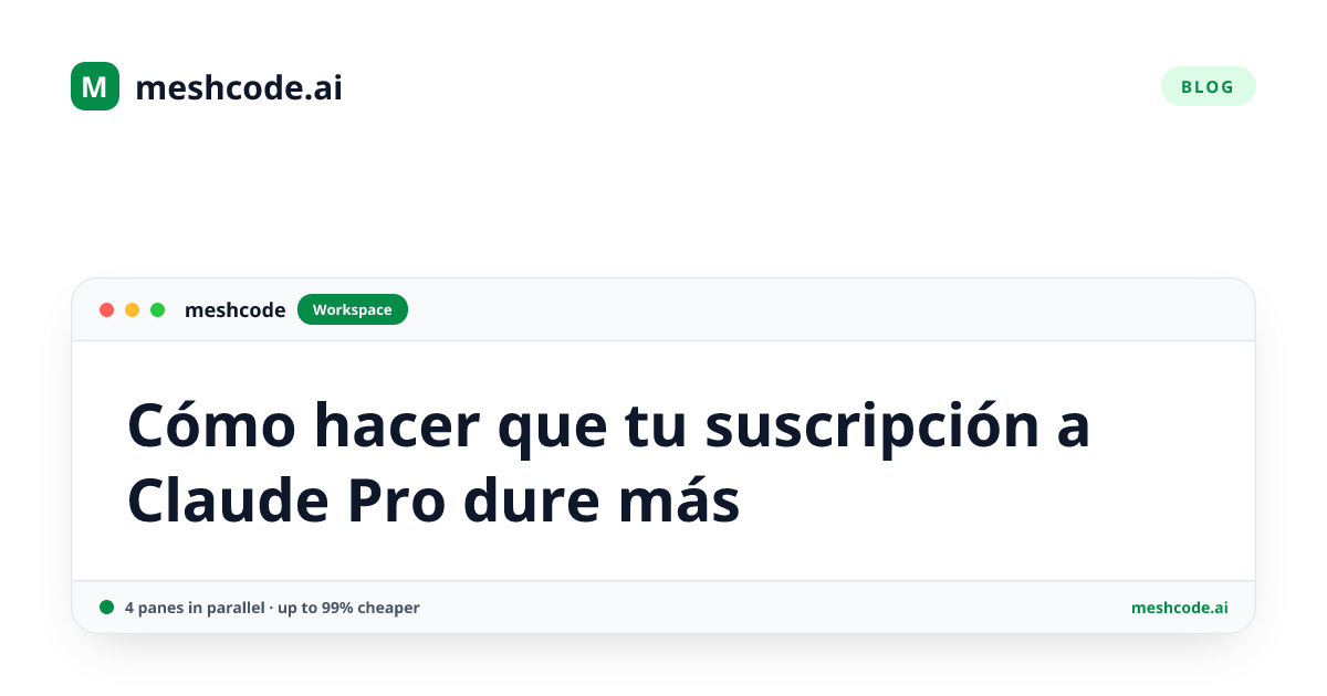 Cómo hacer que tu suscripción a Claude Pro dure más
