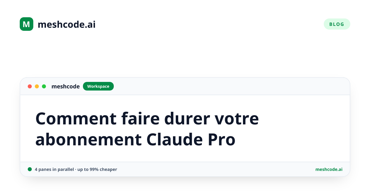 Comment faire durer votre abonnement Claude Pro