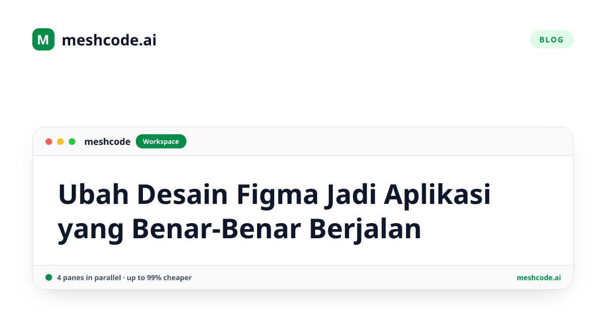Ubah Desain Figma Jadi Aplikasi yang Benar-Benar Berjalan