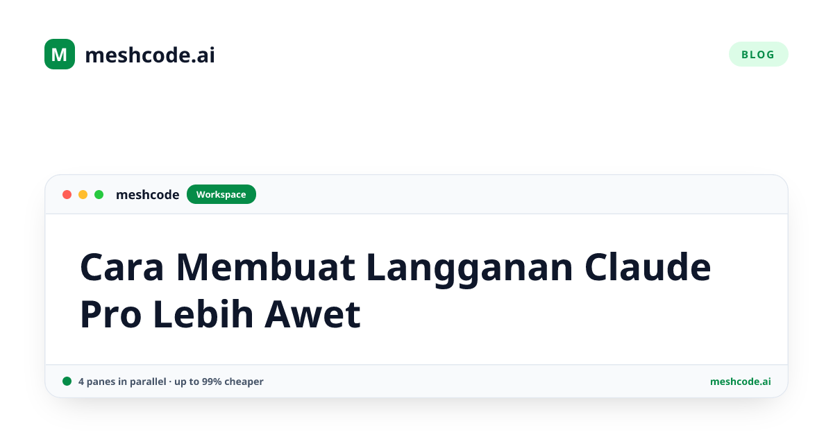 Cara Membuat Langganan Claude Pro Lebih Awet