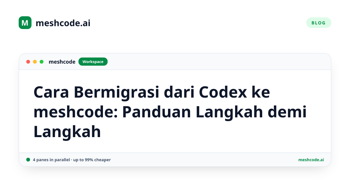 Cara Bermigrasi dari Codex ke meshcode: Panduan Langkah demi Langkah