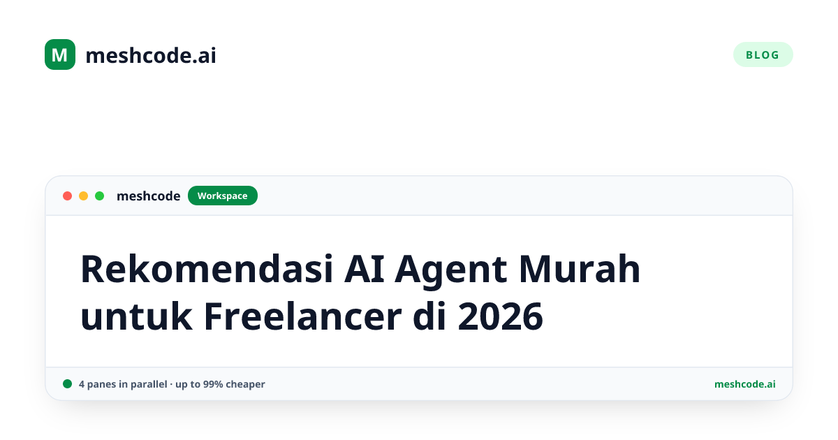 Rekomendasi AI Agent Murah untuk Freelancer di 2026