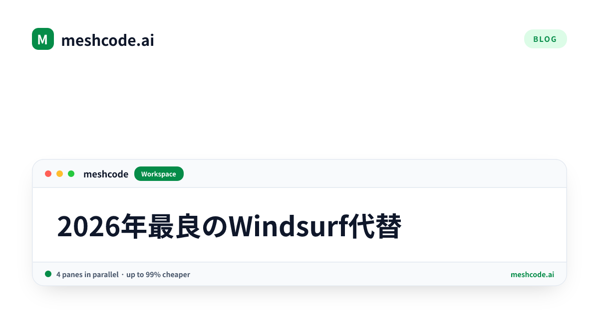 2026年最良のWindsurf代替