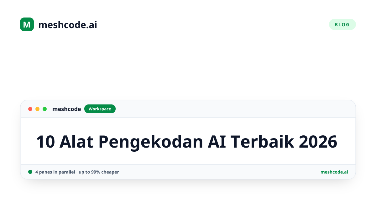 10 Alat Pengekodan AI Terbaik 2026
