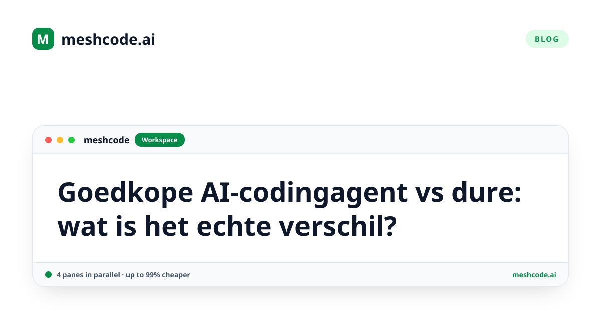 Goedkope AI-codingagent vs dure: wat is het echte verschil?