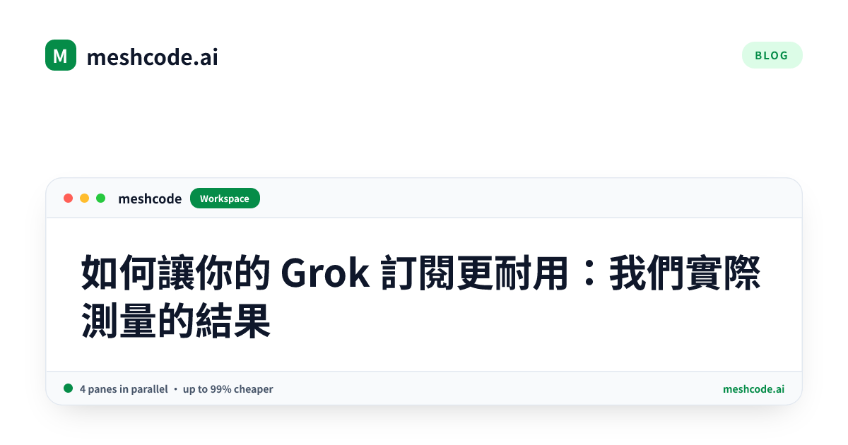 如何讓你的 Grok 訂閱更耐用：我們實際測量的結果